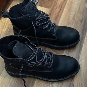 Timberland Black Women's Lace-Up Boots